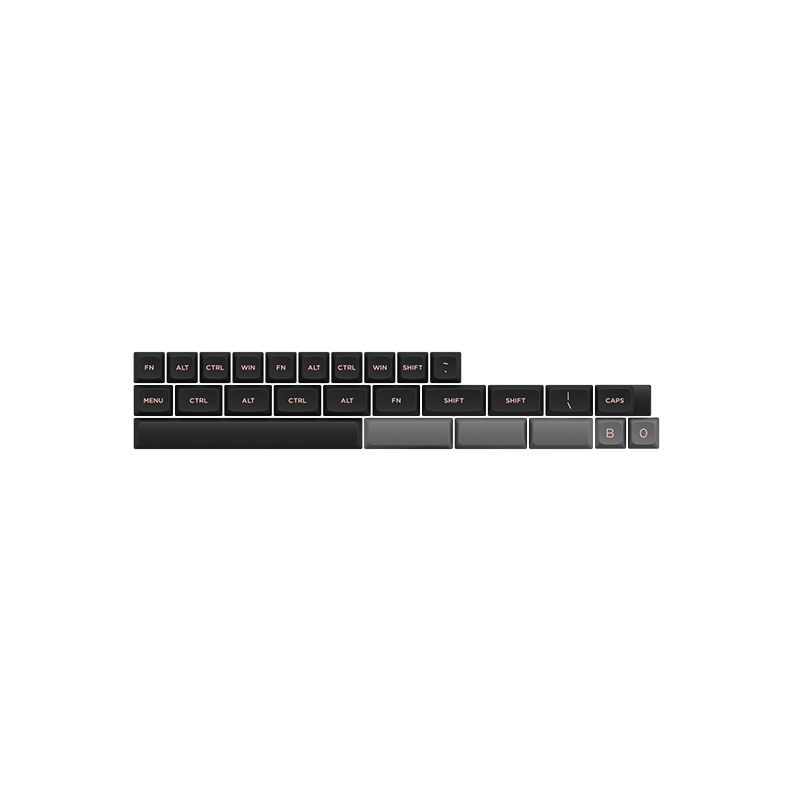 Black & Pink Keycap Set(155-key) | Akko Official Global Site