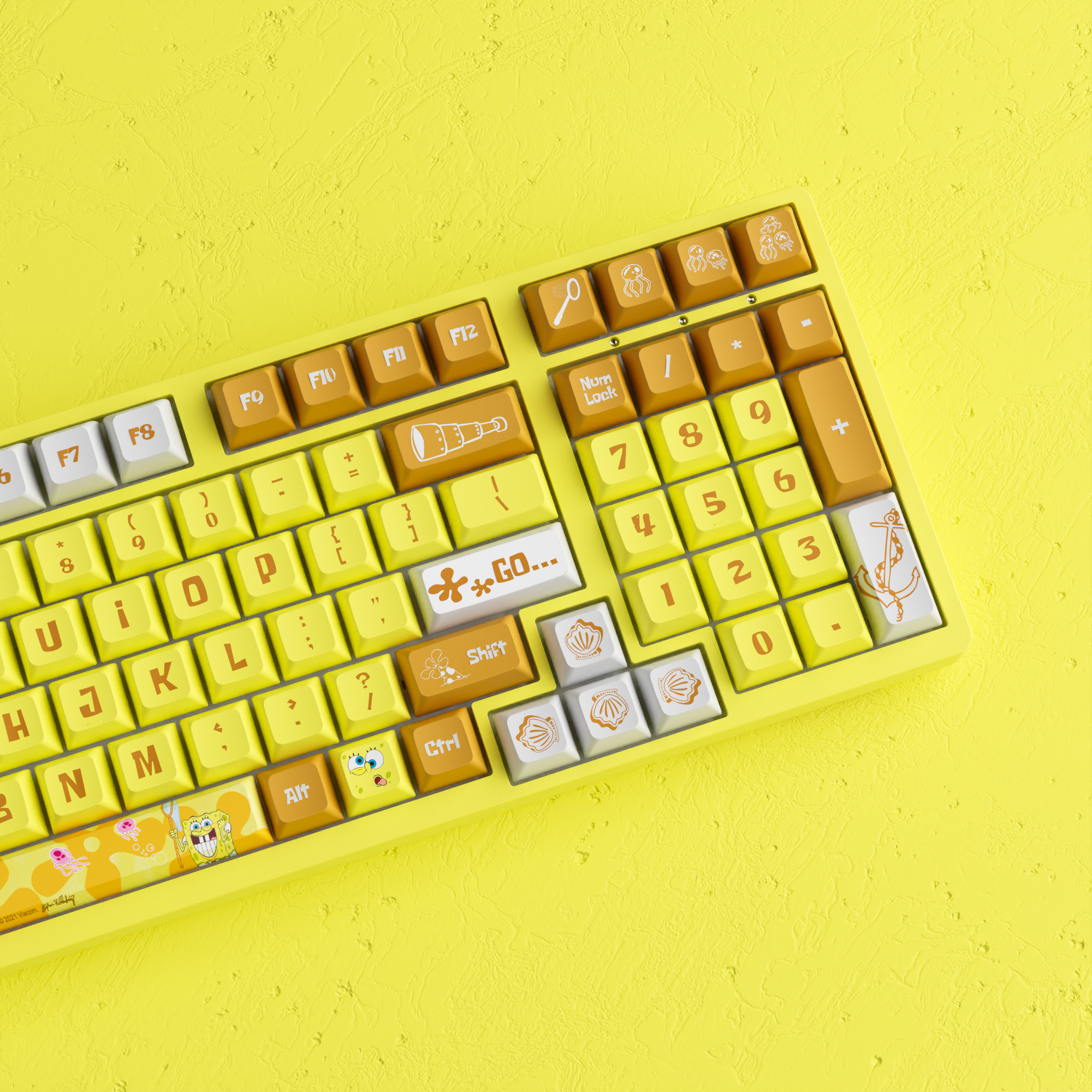 Akko SpongeBob 3098S RGB Wired Mechanical Keyboard