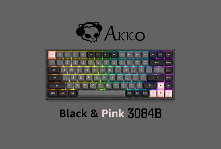 AKKO 3084B PLUS BLACK&PINK (EN)