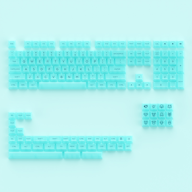 ASA Clear Keycap Set(155-Key)