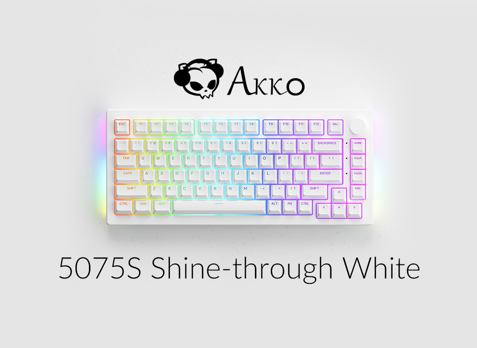 5075S Shine-Through | Akko Official Global Site