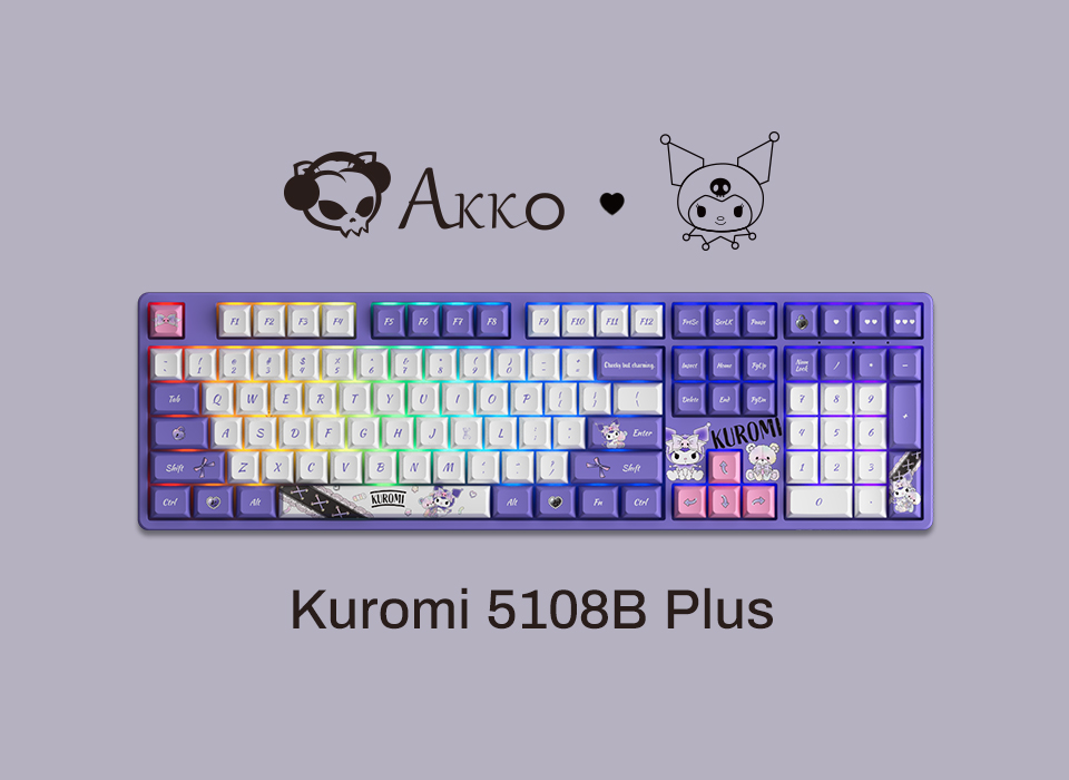AKKO Kuromi Keyboard-Tapelf