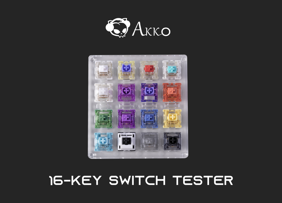  HONKID Aluminum Switch Tester with 16 Key Switch Samples from  Akko, Gateron and Kailh, Metal Mechanical Keyboard Switch Tester, Durable  Switch Testing Tool, Black : Automotive