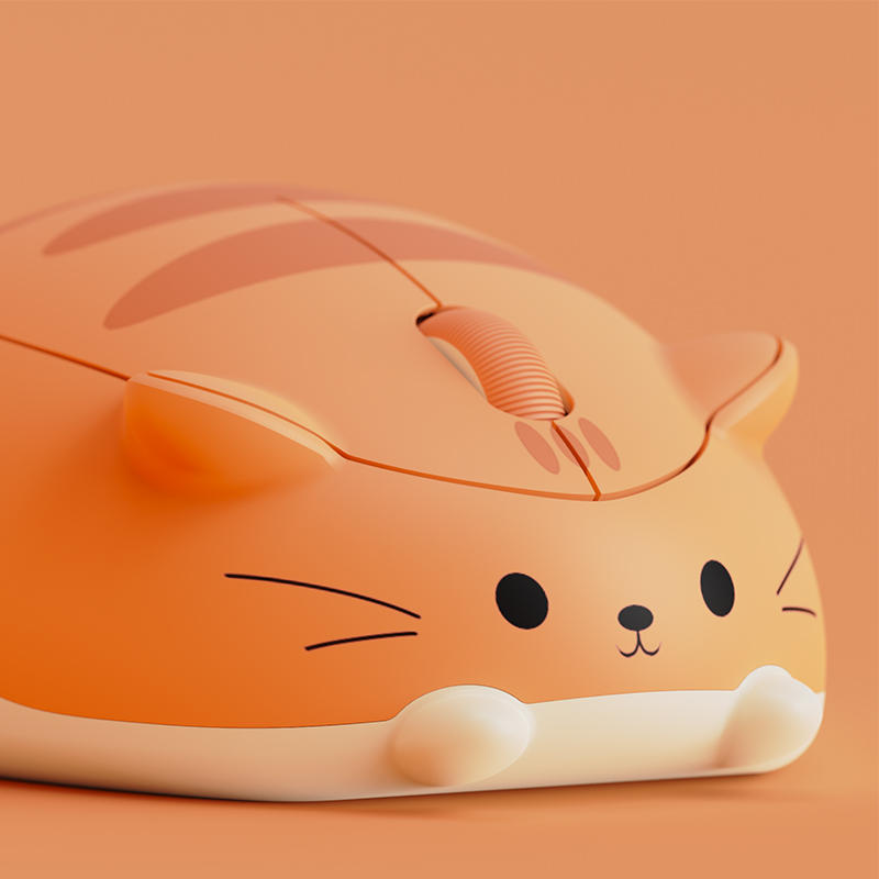 Akko Cat Theme Mouse, цвет: Оранжевый