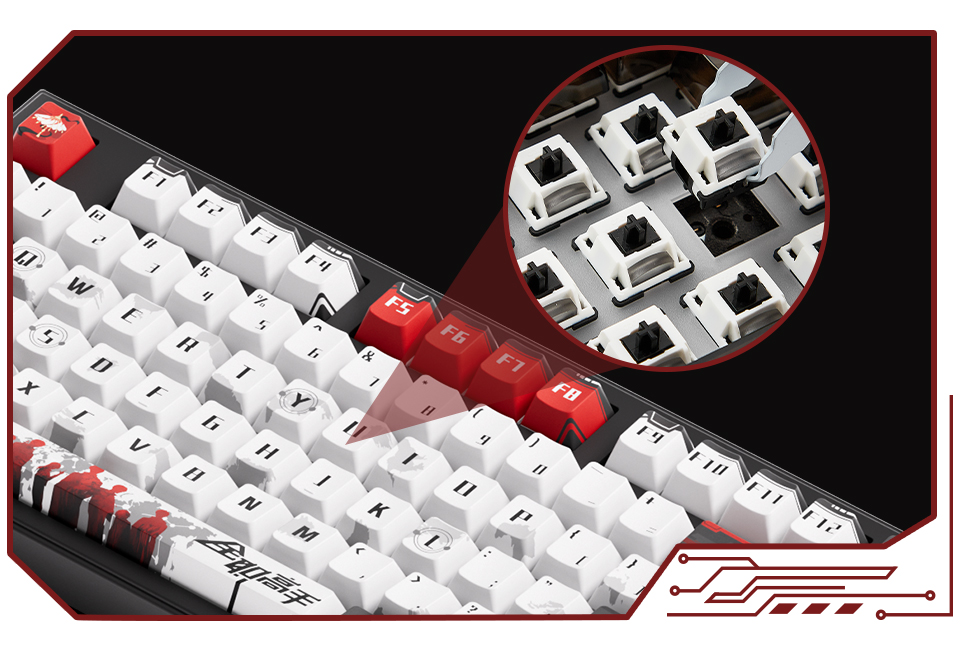 The King’s Avatar 5098B Ye Xiu Mechanical Keyboard | Akko Official ...