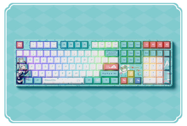 Hatsune Miku 5108B Plus Mechanical Keyboard | Akko Official Global Site