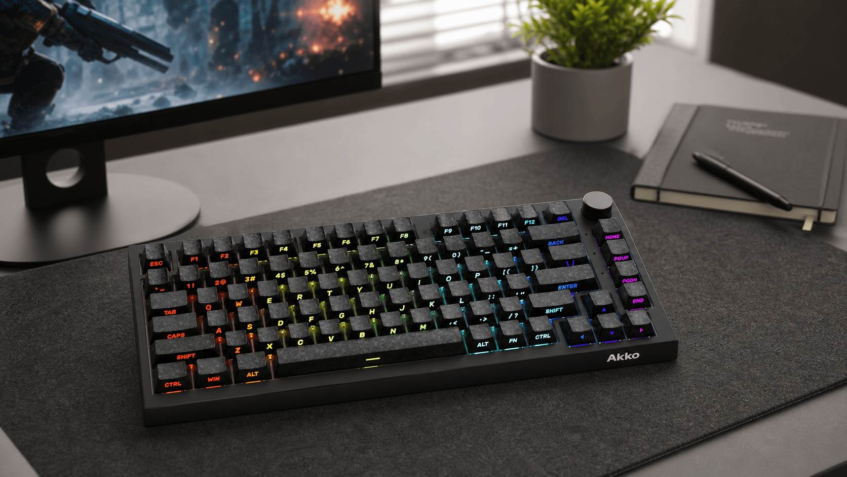 TMR Keyboard for Gaming and Typing