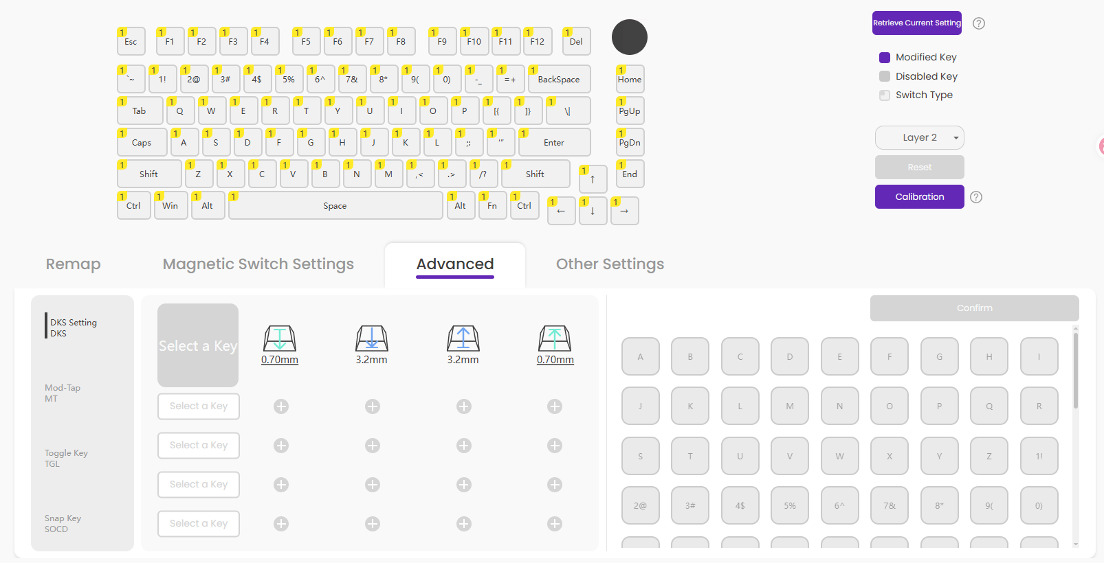 Akko DKS Keyboard Driver Settings
